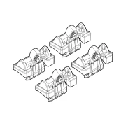 Kit de montaj pentru bare Alumia, Quadra, Silenzio C054 - Volkswagen