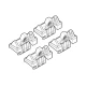 Kit de montaj pentru bare Alumia, Quadra, Silenzio C054 - Volkswagen