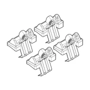 Kit de montaj pentru bare Alumia, Quadra, Silenzio C056 - Abarth, Fiat