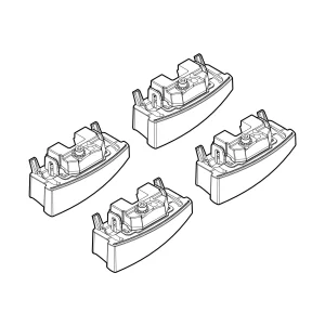 Kit de montaj pentru bare Alumia, Quadra, Silenzio C114 - Bmw