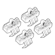 Kit de montaj pentru bare Alumia, Quadra, Silenzio C117 - Ford