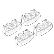 Kit de montaj pentru bare Alumia, Quadra, Silenzio C262 - Mercedes