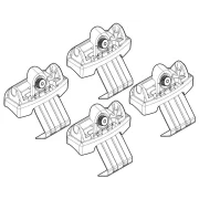 Kit de montaj pentru bare Alumia, Quadra, Silenzio C267 - Land Rover