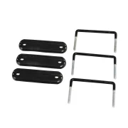 Kit de fixare pentru suport bicicleta Bike-One pe bare portbagaj intre 47x90 mm