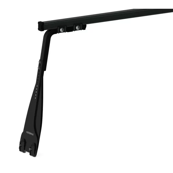 Kit de picioare compatibile cu bare Kargo si Kargo-Plus, pentru vehicule cu jgheab de ploaie - 43-58 cm