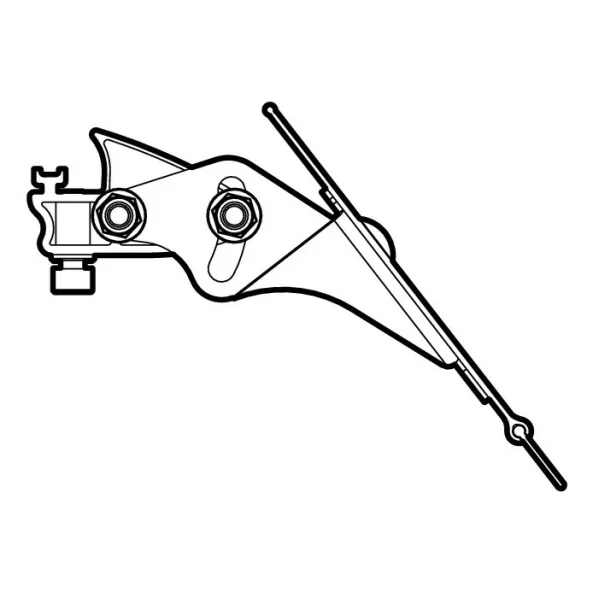 KP-11, Aero Kargo Deflector cu fixare pe bara portbagaj din aluminiu Nordrive Kargo-Plus - 110 cm