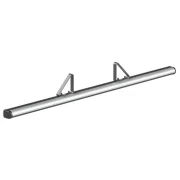 KP-4, set opritoare incarcatura, cu fixare pe bara portbagaj din aluminiu Nordrive Silenzio, Alumia, Kuma, 2buc - h 100 mm