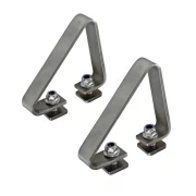 KP-5, set opritoare incarcatura, cu fixare pe bara portbagaj din aluminiu Nordrive Silenzio, Alumia, Kuma, 2buc - h 70 mm