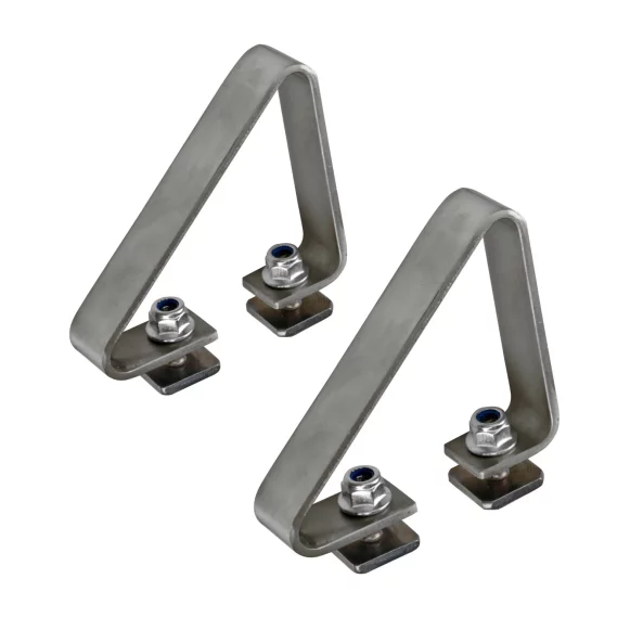 KP-5, set opritoare incarcatura, cu fixare pe bara portbagaj din aluminiu Nordrive Silenzio, Alumia, Kuma, 2buc - h 70 mm