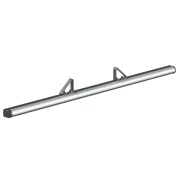 KP-5, set opritoare incarcatura, cu fixare pe bara portbagaj din aluminiu Nordrive Silenzio, Alumia, Kuma, 2buc - h 70 mm