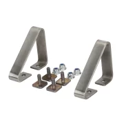 KP-5, set opritoare incarcatura, cu fixare pe bara portbagaj din aluminiu Nordrive Silenzio, Alumia, Kuma, 2buc - h 70 mm