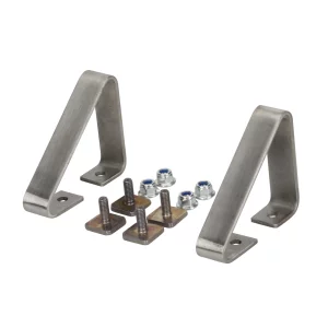 KP-5, set opritoare incarcatura, cu fixare pe bara portbagaj din aluminiu Nordrive Silenzio, Alumia, Kuma, 2buc - h 70 mm