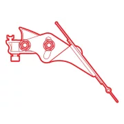 KP-9, Aero Kargo Deflector cu fixare pe bara portbagaj din aluminiu Nordrive Kargo-Plus - 95 cm