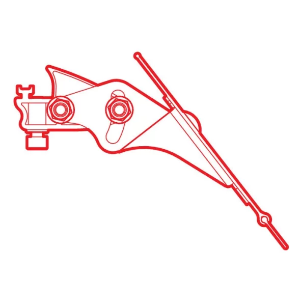 KP-9, Aero Kargo Deflector cu fixare pe bara portbagaj din aluminiu Nordrive Kargo-Plus - 95 cm