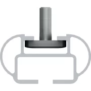 Kuma, set complet de bare portbagaj din aluminiu - S - 112 cm