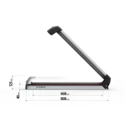 Nordic-King EVO suport schi din aluminiu NK-60 - Argintiu