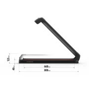Nordic-King EVO suport schi din aluminiu NK-60 - Negru