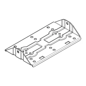 Placa gri suport brate pentru N50110 pentru bare Silenzio