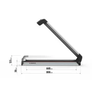 Pro-Slider EVO suport schi din aluminiu PS-60 - Argintiu