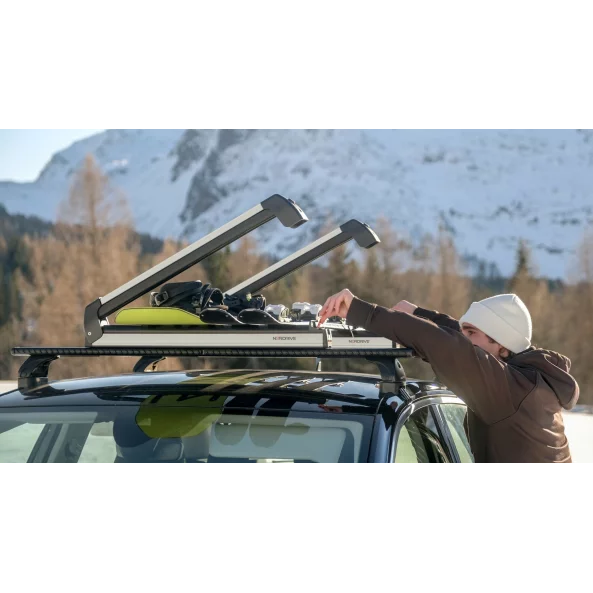 Pro-Slider EVO suport schi din aluminiu PS-60 - Argintiu