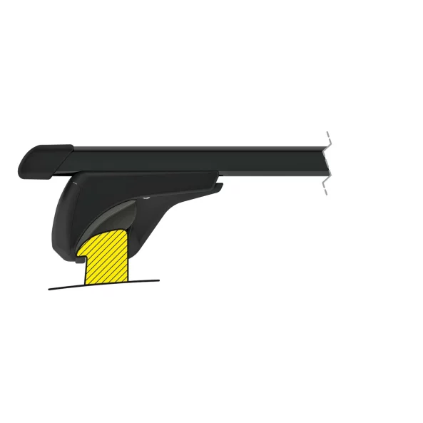 Quadra In-Rail, set complet de bare portbagaj din otel - S - Evos IS