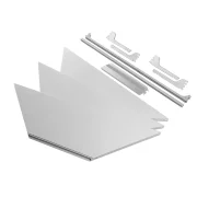 Raft unghiular F8, panouri si kit accesorii - 210 cm