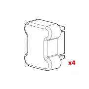 Set 4 capace de capat pentru bare portbagaj Kargo