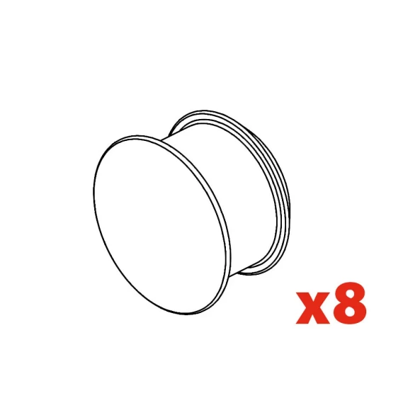 Set 8 dopuri √o 10 mm pentru picior EVOS 75GO0001