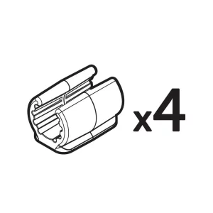 Set de 4 tampoane de rezerva pentru suportii de biciclete Nitto, Pyro si Radius