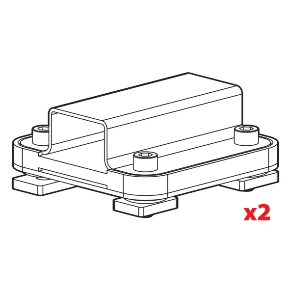 Kargo Rack System, set de adaptoare pentru fixarea pe bara portbagaj Kargo si Kargo-Plus