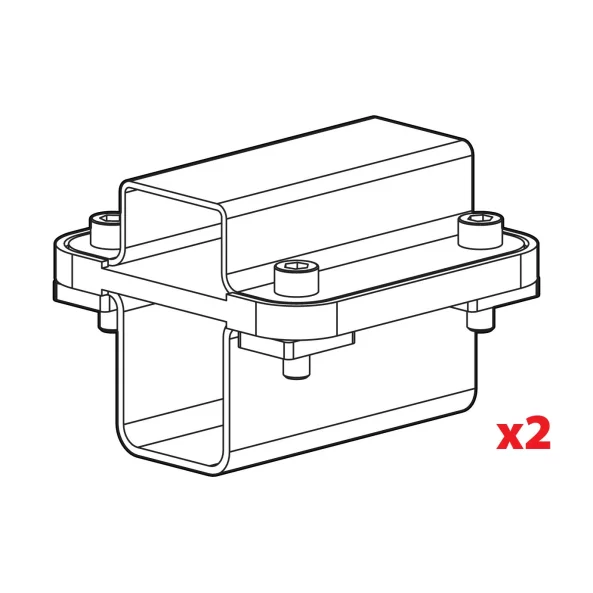 Kargo Rack System, set de adaptoare pentru fixarea pe bara portbagaj Kargo si Kargo-Plus