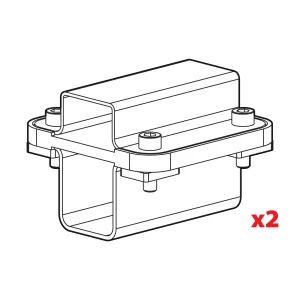 Kargo Rack System, set de adaptoare pentru fixarea pe bara portbagaj Kargo si Kargo-Plus