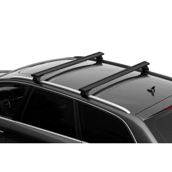 Silenzio Black In-Rail, set complet de bare portbagaj din aluminiu - L - Evos IA