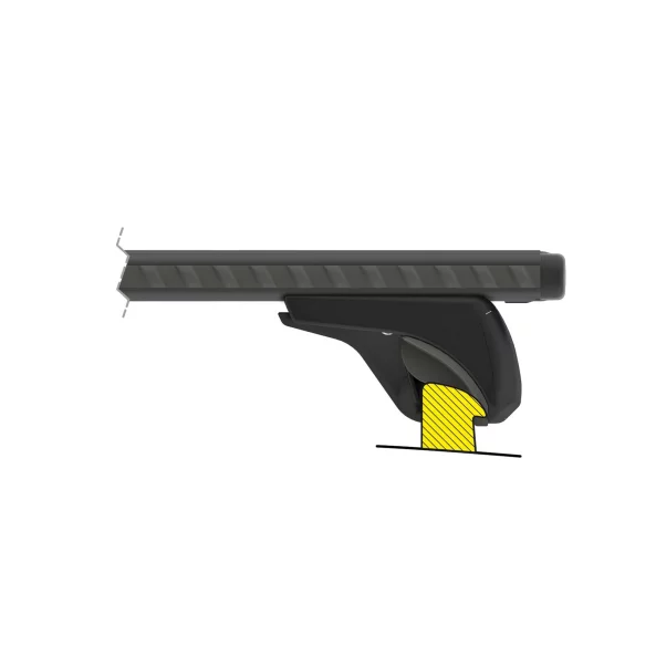 Silenzio Black In-Rail, set complet de bare portbagaj din aluminiu - S - Evos IA