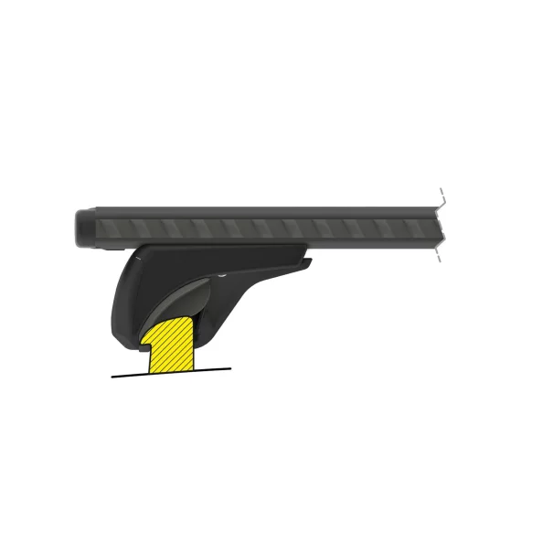 Silenzio Black In-Rail, set complet de bare portbagaj din aluminiu - S - Evos IA