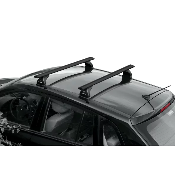 Silenzio Black, pereche de bare portbagaj din aluminiu - L - 128 cm