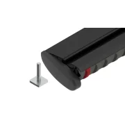Silenzio Black, pereche de bare portbagaj din aluminiu - L - 128 cm