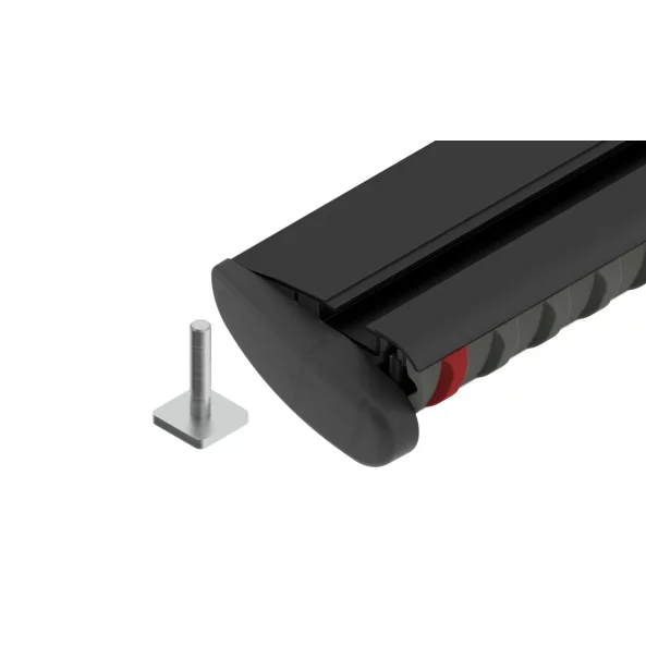 Silenzio Black, pereche de bare portbagaj din aluminiu - S - 108 cm