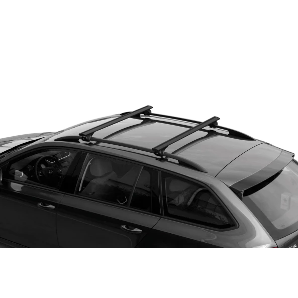 Silenzio Black Rail, set complet de bare portbagaj din aluminiu - L - Evos RA