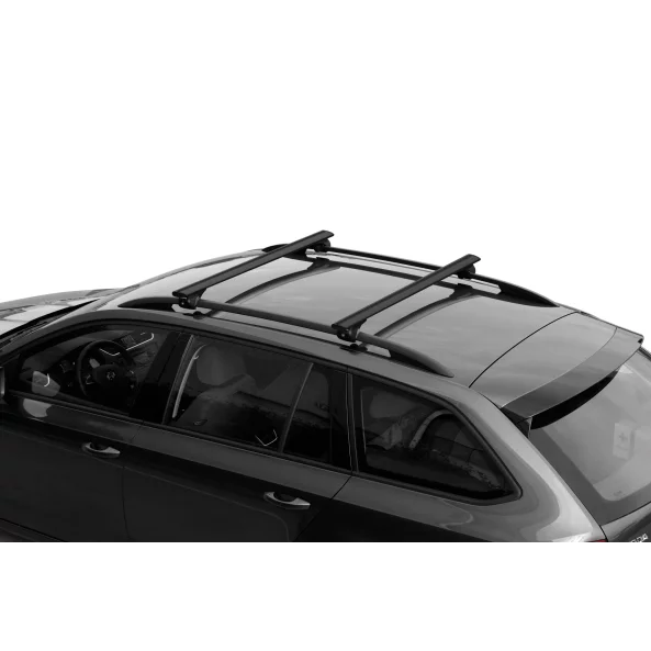 Silenzio Black Rail, set complet de bare portbagaj din aluminiu - S - Evos RA