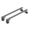 Silenzio, set complet de bare portbagaj din aluminiu - L - Evos ST - C058 - Renault Modus 2004-2013 - Acoperis standard