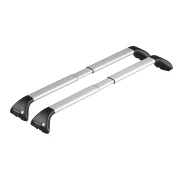 Snap Alu, pereche de bare portbagaj telescopice din aluminiu - L - 100-136 cm