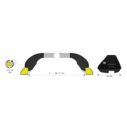 Snap Alu Rail, set complet de bare portbagaj telescopice din aluminiu - S - F0