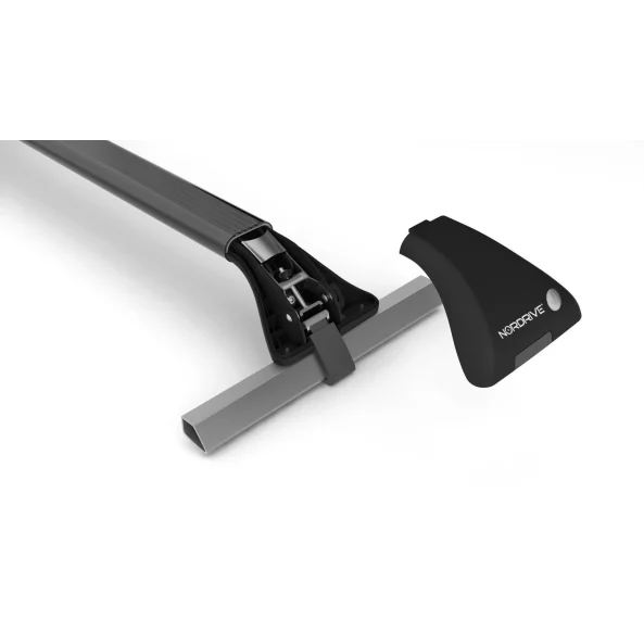 Snap Steel Rail, set complet de bare telescopice portbagaj din otel - L - F0