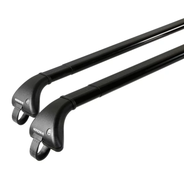 Snap Steel Rail, set complet de bare telescopice portbagaj din otel - L - F0