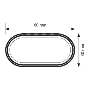 Snap Steel Rail, set complet de bare telescopice portbagaj din otel - L - F0