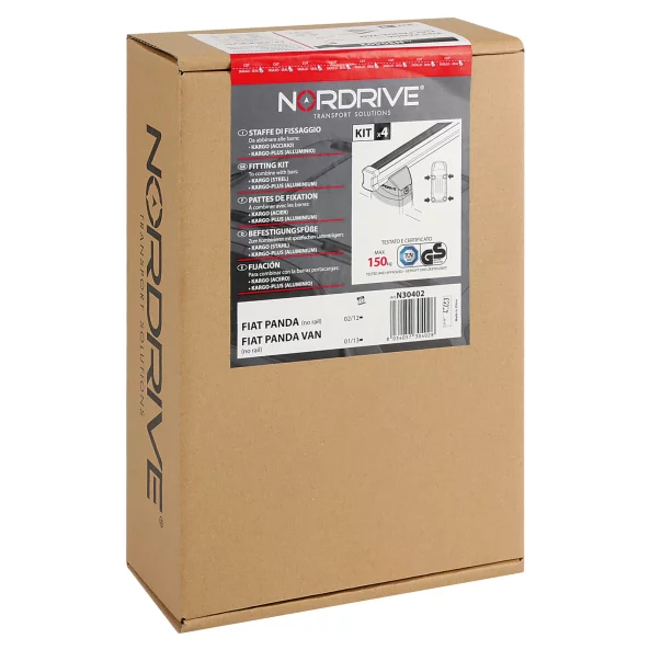 Set de picioare cu montaj in puncte de fixare, pentru bare portbagaj Kargo si Kargo-Plus - 2 bare