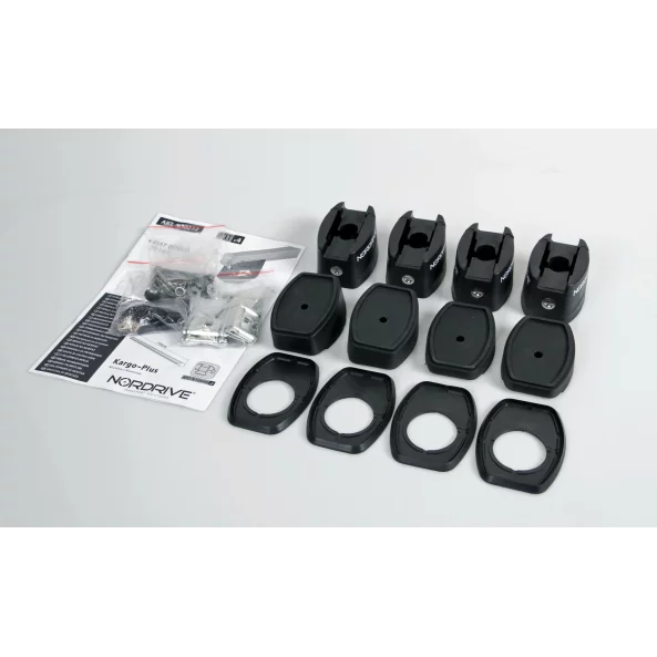 Set de picioare cu montaj in puncte de fixare, pentru bare portbagaj Kargo si Kargo-Plus - 2 bare