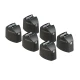 Set de picioare cu montaj in puncte de fixare, pentru bare portbagaj Kargo si Kargo-Plus - 3 bare - Mercedes, Nissan, Renault