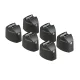 Set de picioare cu montaj in puncte de fixare, pentru bare portbagaj Kargo si Kargo-Plus, 3 bare - Ford Tourneo Custom 08/23>, Transit Custom 09/23>, Volkswagen Caravelle T7 7/24, Transporter T7 03/25>